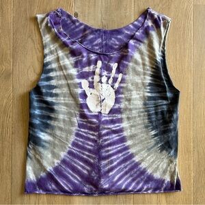 Grateful Dead Jerry Garcia Hand Tie Dye Tank Top